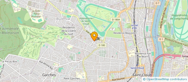 localisation de l'entreprise MONSIEUR ABDELGHANI BOUTOUABA  GARCHES