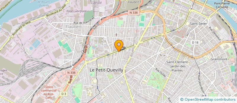 localisation de l'entreprise MONSIEUR ABDELGHANI CHENA  LE PETIT-QUEVILLY