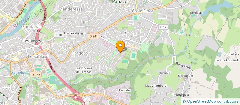 localisation de l'entreprise MONSIEUR ABDELGHANI DJALLALI à PANAZOL