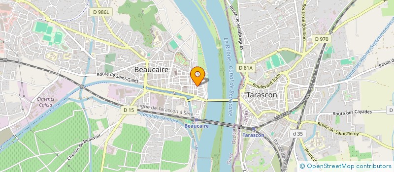 localisation de l'entreprise MONSIEUR ABDELGHANI EL HADDAD BOUHASNI à BEAUCAIRE