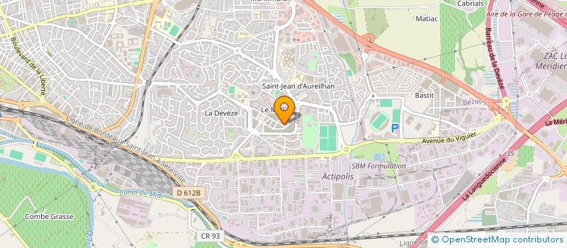localisation de l'entreprise MONSIEUR ABDELGHANI ER-RAMMACH  BEZIERS