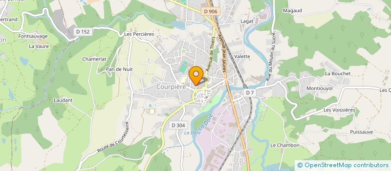 localisation de l'entreprise MONSIEUR ABDELGHANI ERRABHI ITALAMI à COURPIERE