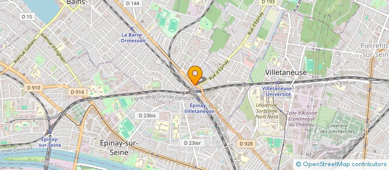 localisation de l'entreprise MONSIEUR ABDELGHANI HAMDOUN  DEUIL LA BARRE