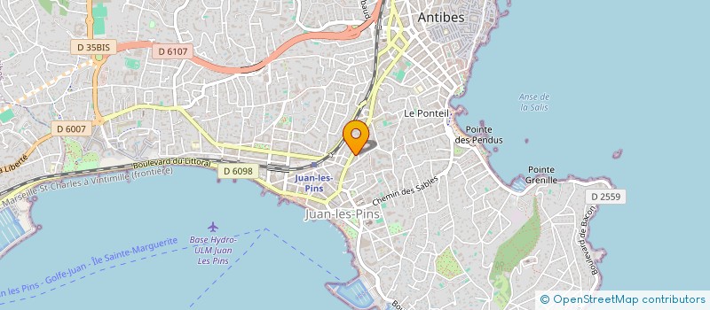 localisation de l'entreprise MONSIEUR ABDELGHANI HAMMADOU  ANTIBES