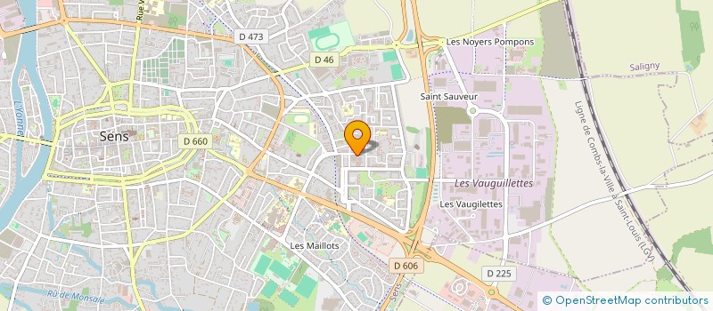 localisation de l'entreprise MONSIEUR ABDELGHANI JABAFI à SENS