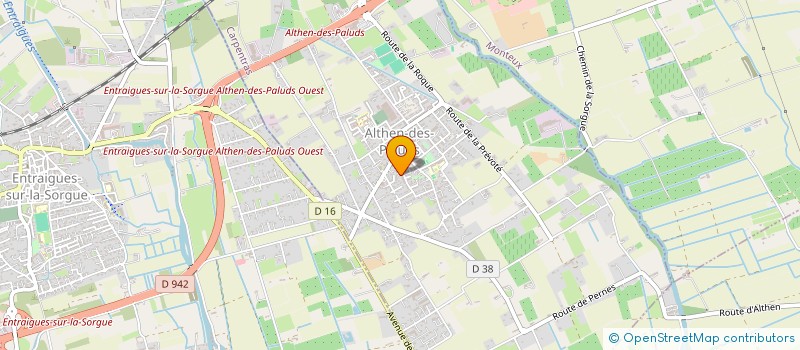 localisation de l'entreprise MONSIEUR ABDELGHANI KASMI  ALTHEN-DES-PALUDS