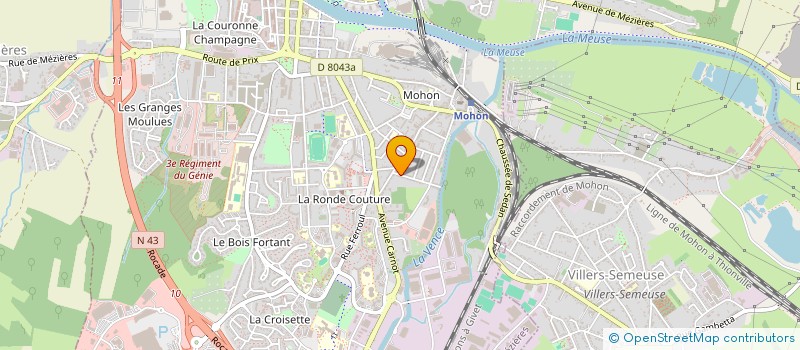 localisation de l'entreprise MONSIEUR ABDELGHANI KHELLADI à CHARLEVILLE-MEZIERES