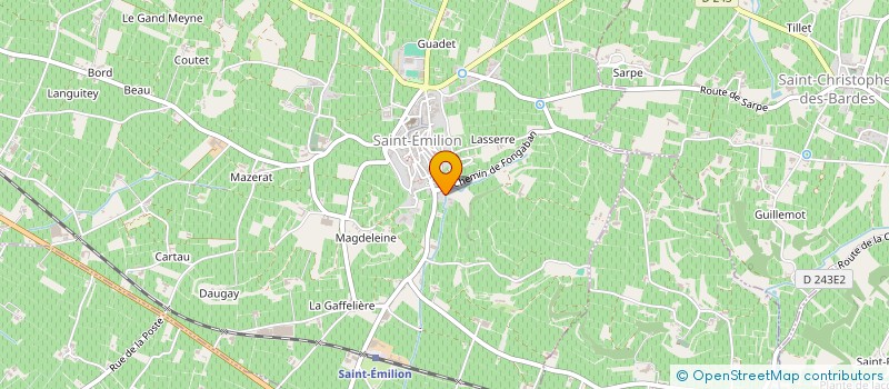 localisation de l'entreprise MONSIEUR ABDELGHANI MAARFI à SAINT-EMILION