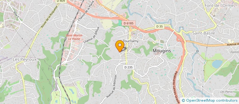 localisation de l'entreprise MONSIEUR ABDELGHANI MAHFOUD à MOUGINS