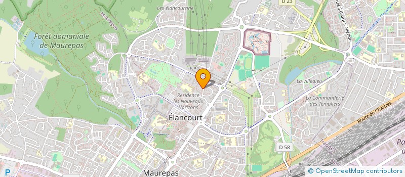 localisation de l'entreprise MONSIEUR ABDELGHANI MAKHLOUFI  ELANCOURT