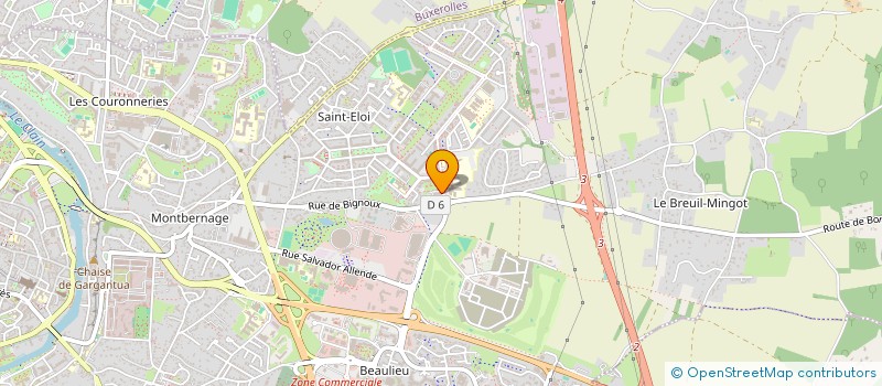 localisation de l'entreprise MONSIEUR ABDELGHANI MERAHI  POITIERS