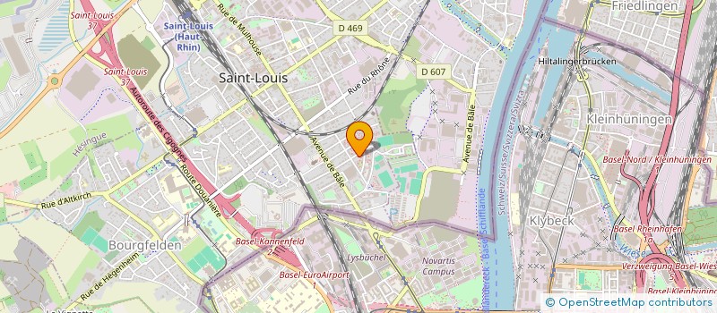localisation de l'entreprise MONSIEUR ABDELGHANI MERZAQ à SAINT-LOUIS