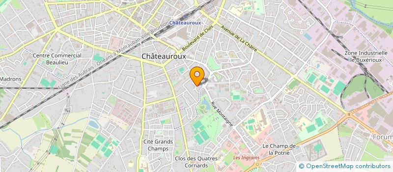 localisation de l'entreprise MONSIEUR ABDELGHANI MILOUDI à CHATEAUROUX