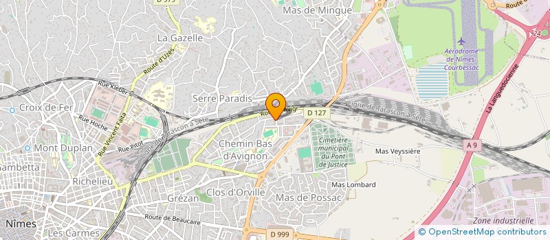 localisation de l'entreprise MONSIEUR ABDELGHANI MRHIZOU  NIMES