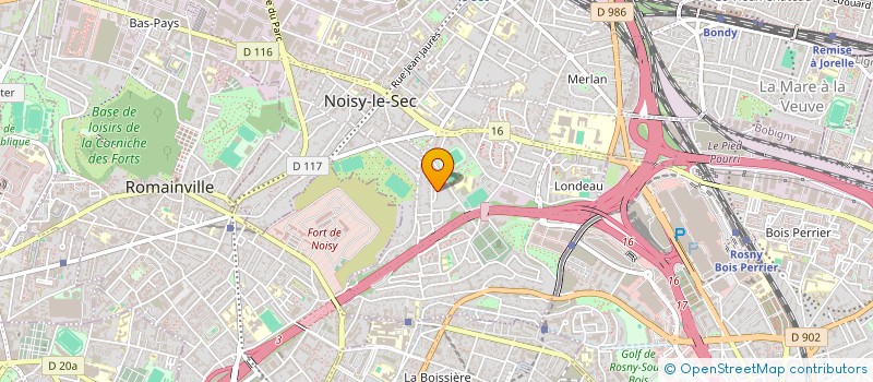 localisation de l'entreprise MONSIEUR ABDELGHANI OUAFI à NOISY-LE-SEC