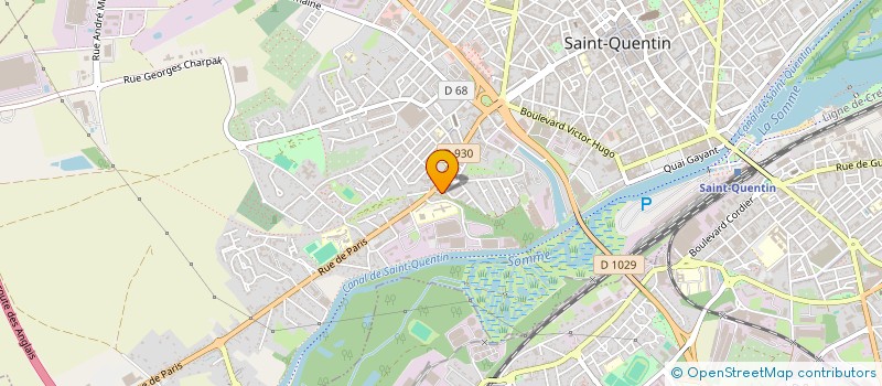 localisation de l'entreprise MONSIEUR ABDELGHANI OUNOUGH à SAINT-QUENTIN