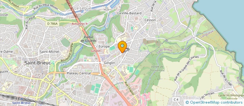 localisation de l'entreprise MONSIEUR ABDELGHANI SABAR GUERROUJ à SAINT-BRIEUC