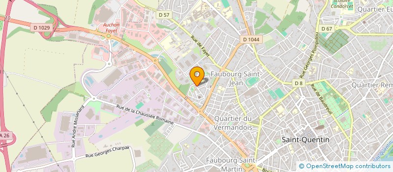 localisation de l'entreprise MONSIEUR ABDELGHANI TEDJANI à SAINT-QUENTIN