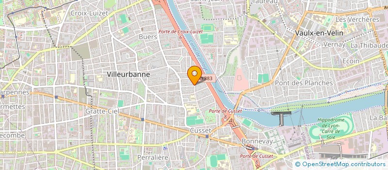 localisation de l'entreprise MONSIEUR ABDELHABIB HALASSI  VILLEURBANNE