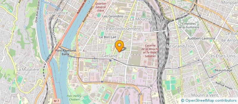 localisation de l'entreprise MONSIEUR ABDELHABIB ZABAR  LYON