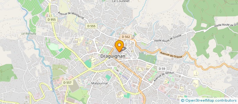 localisation de l'entreprise MONSIEUR ABDELHADER BOUZABOUNE à DRAGUIGNAN