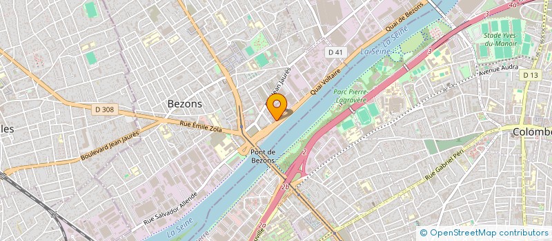 localisation de l'entreprise MONSIEUR ABDELHADI AMGHAR  BEZONS