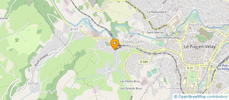 localisation de l'entreprise MONSIEUR ABDELHADI ANBAR  ESPALY-SAINT-MARCEL