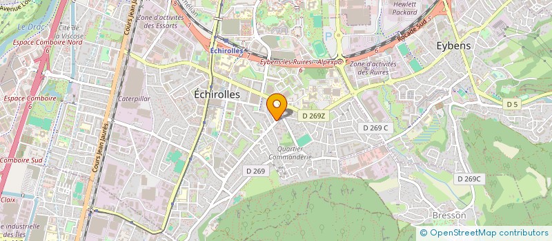 localisation de l'entreprise MONSIEUR ABDELHADI ASKLOU à ECHIROLLES