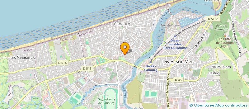 localisation de l'entreprise MONSIEUR ABDELHADI BAAHMED  CABOURG