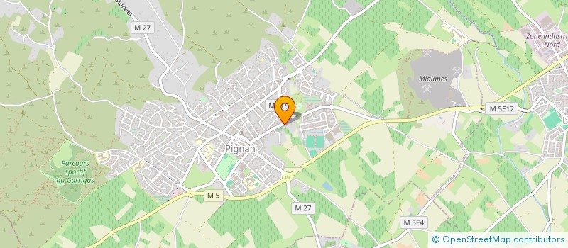 localisation de l'entreprise MONSIEUR ABDELHADI BELHAIR à PIGNAN