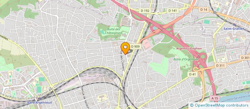 localisation de l'entreprise MONSIEUR ABDELHADI BEN CHERKI  ARGENTEUIL