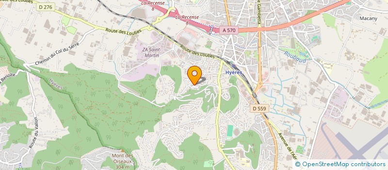 localisation de l'entreprise MONSIEUR ABDELHADI BOUAZAOUI à HYERES