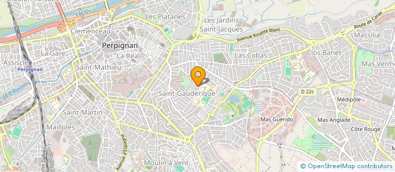 localisation de l'entreprise MONSIEUR ABDELHADI EL BOUAZZAOUI OHARDA  PERPIGNAN