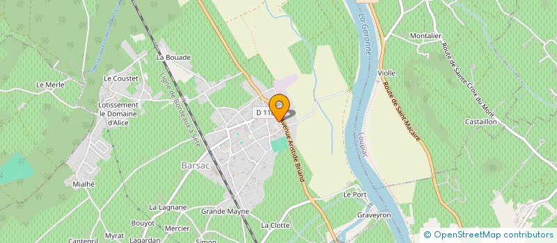 localisation de l'entreprise MONSIEUR ABDELHADI EL GAMRAOUI  BARSAC