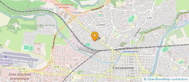 localisation de l'entreprise MONSIEUR ABDELHADI ELFAKIR à CARCASSONNE