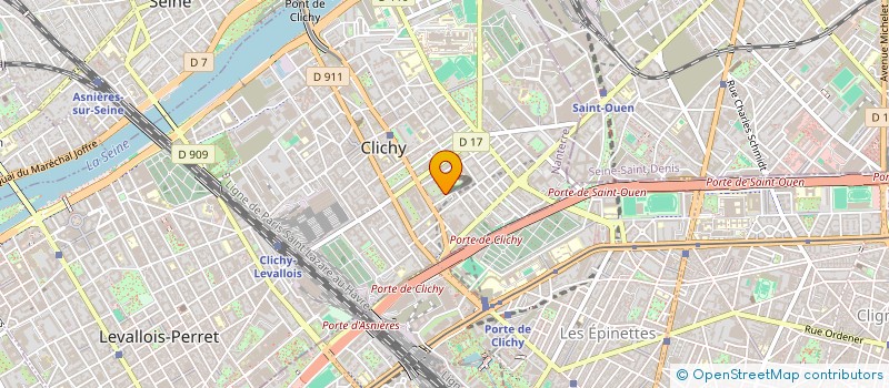 localisation de l'entreprise MONSIEUR ABDELHADI ES-SAKALI à CLICHY