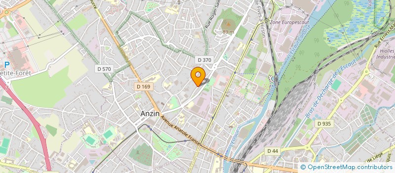 localisation de l'entreprise MONSIEUR ABDELHADI KEBIR  ANZIN