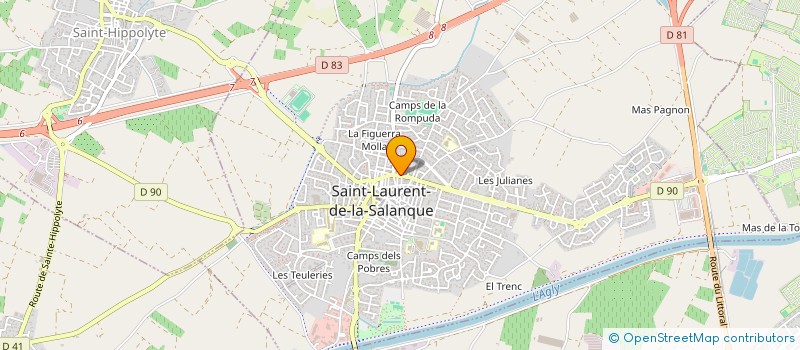 localisation de l'entreprise MONSIEUR ABDELHADI MADRAOUI à SAINT-LAURENT-DE-LA-SALANQUE