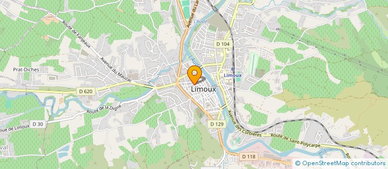 localisation de l'entreprise MONSIEUR ABDELHADI NASSIRI ETTAYK à LIMOUX