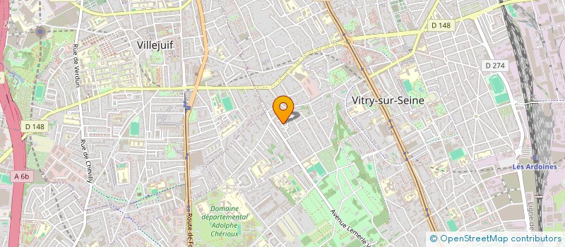 localisation de l'entreprise MONSIEUR ABDELHADI NOURINE ELAID à VITRY-SUR-SEINE