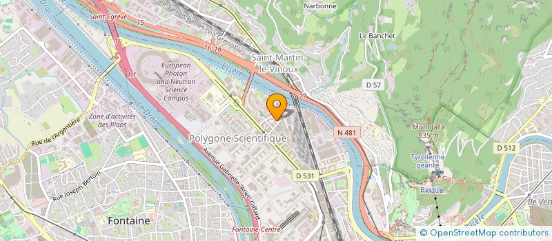 localisation de l'entreprise MONSIEUR ABDELHADI TRIBAK  GRENOBLE