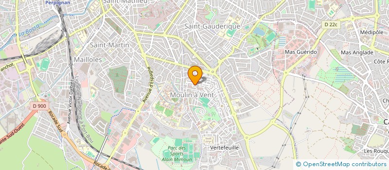 localisation de l'entreprise MONSIEUR ABDELHADI ZARGUI  PERPIGNAN