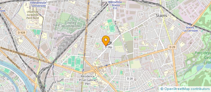 localisation de l'entreprise MONSIEUR ABDELHAFED LAHCENE à PIERREFITTE-SUR-SEINE