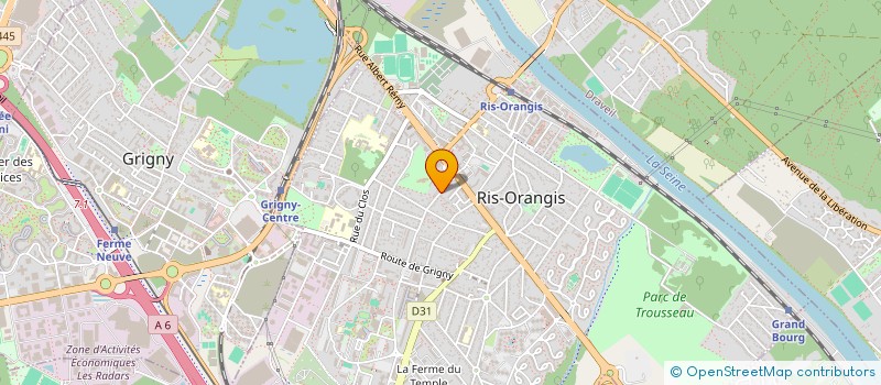localisation de l'entreprise MONSIEUR ABDELHAFEDH ZERGOUNE à RIS-ORANGIS