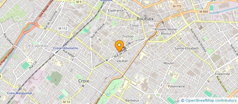 localisation de l'entreprise MONSIEUR ABDELHAFEZ MOHAMED MADANI  ROUBAIX