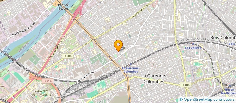 localisation de l'entreprise MONSIEUR ABDELHAFID AL MOUMEN  COLOMBES