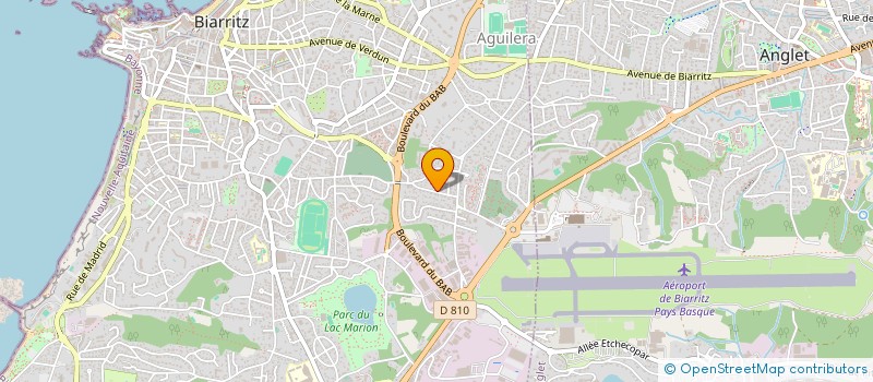 localisation de l'entreprise MONSIEUR ABDELHAFID AMDAROU à BIARRITZ