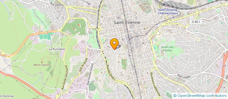 localisation de l'entreprise MONSIEUR ABDELHAFID ARIB  SAINT-ETIENNE