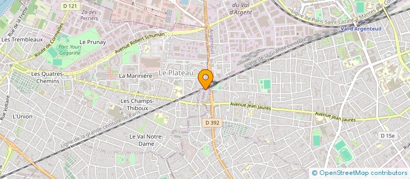 localisation de l'entreprise MONSIEUR ABDELHAFID AYADI  ARGENTEUIL