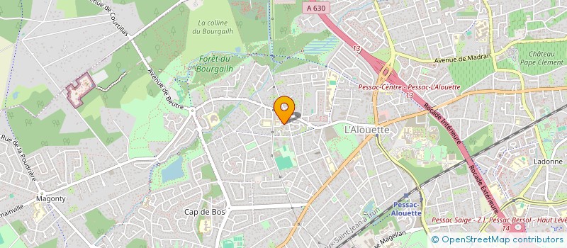 localisation de l'entreprise MONSIEUR ABDELHAFID BADACHE  PESSAC